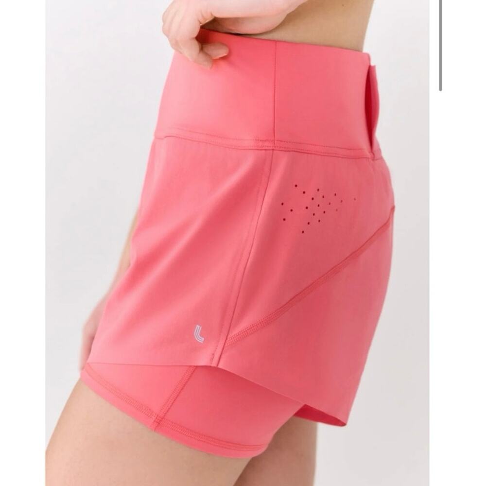 LOLE Olivie Active Short Sunset Coral LSW4597 NWT XS